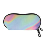 Pastel Holographic Print Glasses Case