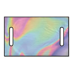 Pastel Holographic Print Golf Cart Seat Cover