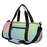 Pastel Holographic Print Gym Bag