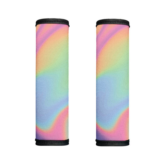 Pastel Holographic Print Handle Covers