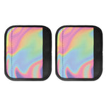 Pastel Holographic Print Handle Covers