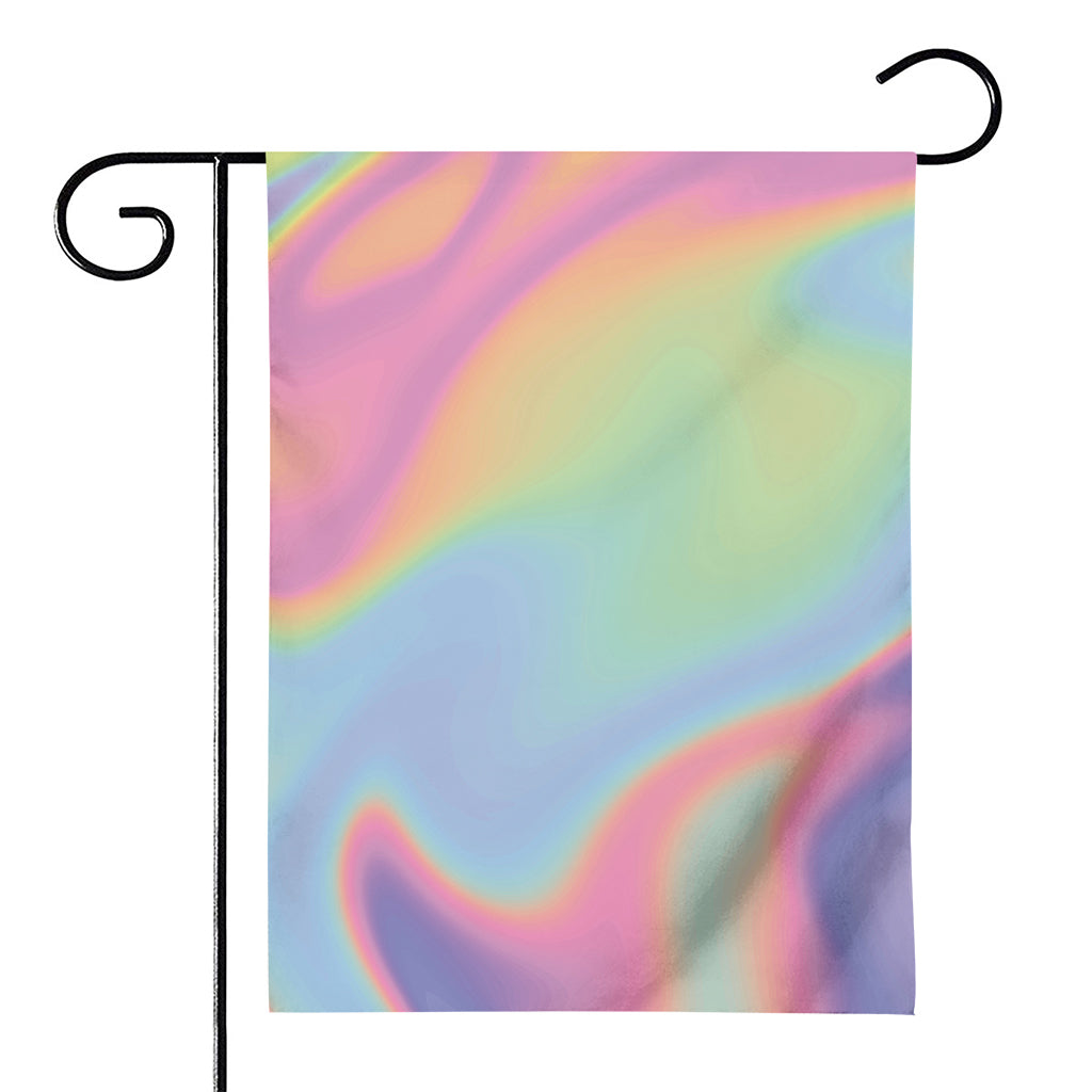 Pastel Holographic Print House Flag