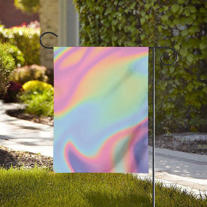 Pastel Holographic Print House Flag