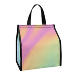 Pastel Holographic Print Insulated Lunch Tote
