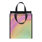Pastel Holographic Print Insulated Lunch Tote