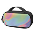 Pastel Holographic Print Portable Cooler Travel Case