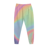 Pastel Holographic Print Jogger Pants