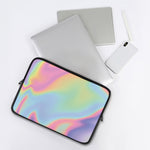 Pastel Holographic Print Laptop Sleeve
