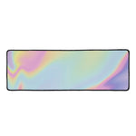 Pastel Holographic Print Long Kitchen Mat