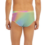 Pastel Holographic Print Men's Briefs