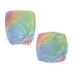 Pastel Holographic Print Office Chair Cover