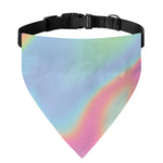 Pastel Holographic Print Over The Collar Dog Bandana