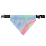 Pastel Holographic Print Over The Collar Dog Bandana