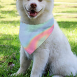 Pastel Holographic Print Over The Collar Dog Bandana