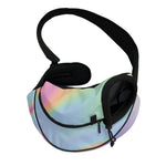 Pastel Holographic Print Pet Sling Carrier