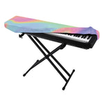 Pastel Holographic Print Piano Keyboard Cover