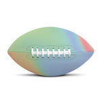 Pastel Holographic Print Rugby Ball