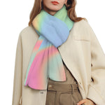 Pastel Holographic Print Scarf