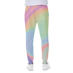 Pastel Holographic Print Scuba Joggers