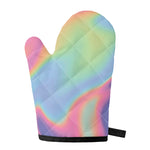 Pastel Holographic Print Single Oven Mitt