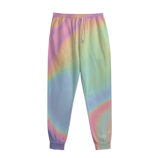 Pastel Holographic Print Sweatpants