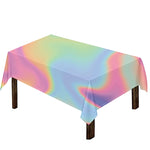 Pastel Holographic Print Tablecloth