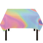 Pastel Holographic Print Tablecloth