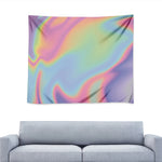 Pastel Holographic Print Tapestry