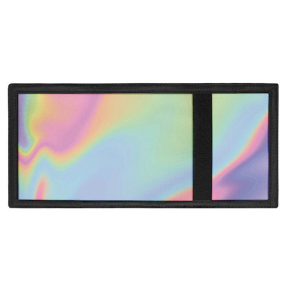 Pastel Holographic Print Trifold Wallet