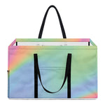 Pastel Holographic Print Utility Tote Bag