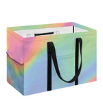 Pastel Holographic Print Utility Tote Bag