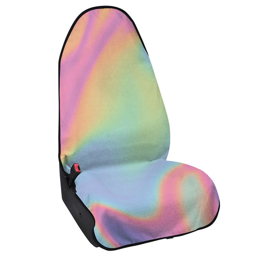 Pastel Holographic Print Waterproof Car Seat Cover