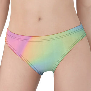 Pastel Holographic Print Women's Panties