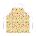 Pastel Macaron Pattern Print Adjustable Apron
