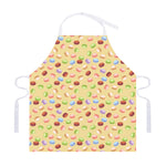Pastel Macaron Pattern Print Adjustable Apron
