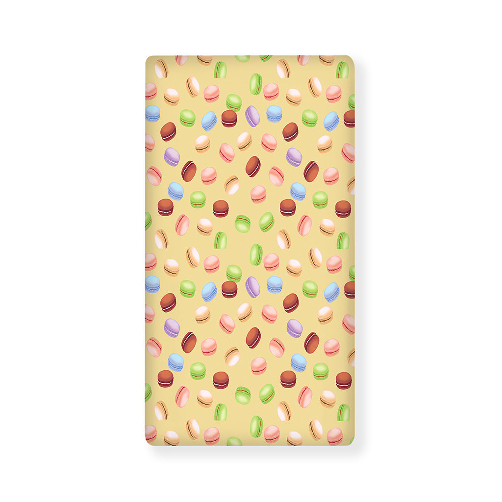 Pastel Macaron Pattern Print Baby Crib Sheet