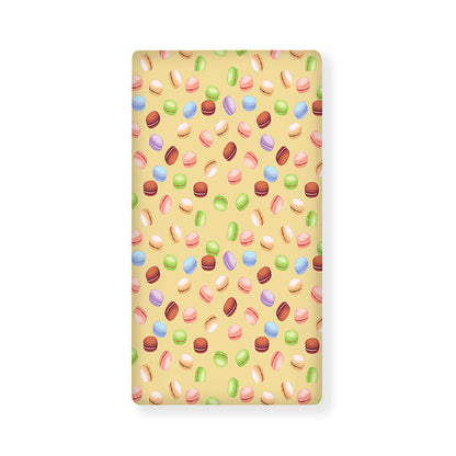 Pastel Macaron Pattern Print Baby Crib Sheet
