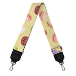 Pastel Macaron Pattern Print Bag Strap
