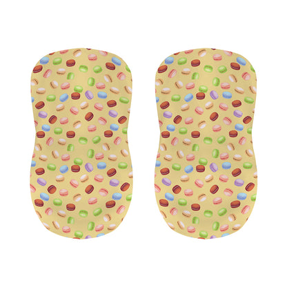 Pastel Macaron Pattern Print Bar Stool Covers