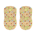 Pastel Macaron Pattern Print Bar Stool Covers