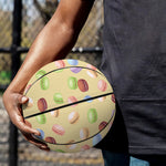 Pastel Macaron Pattern Print Basketball