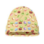 Pastel Macaron Pattern Print Beanie