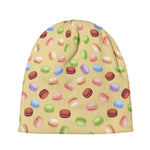 Pastel Macaron Pattern Print Beanie