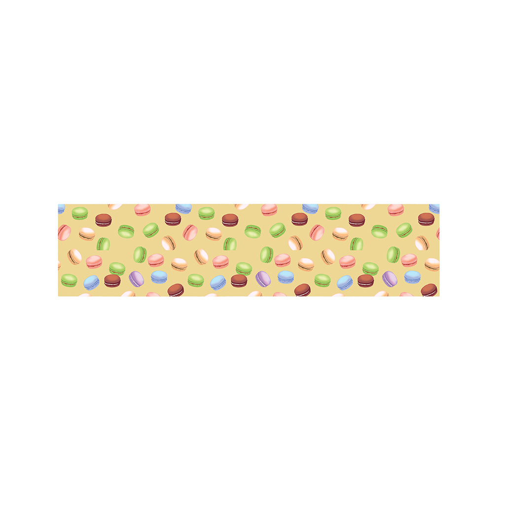Pastel Macaron Pattern Print Bed Runner