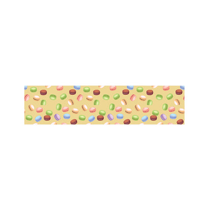 Pastel Macaron Pattern Print Bed Runner