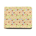 Pastel Macaron Pattern Print Bifold Wallet