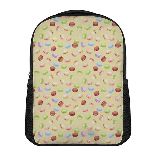 Pastel Macaron Pattern Print Casual Backpack