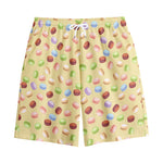 Pastel Macaron Pattern Print Cotton Shorts