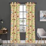 Pastel Macaron Pattern Print Curtain