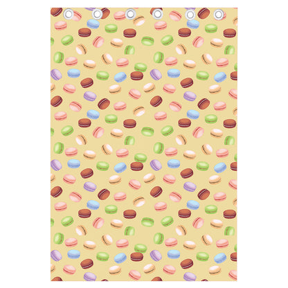 Pastel Macaron Pattern Print Curtain